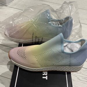 Pastel Gradient Slip-On Sneakers